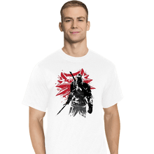 Load image into Gallery viewer, Shirts T-Shirts, Tall / Large / White The Witcher Sumi-e