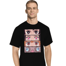 Load image into Gallery viewer, Shirts T-Shirts, Tall / Large / Black Demon Eyes