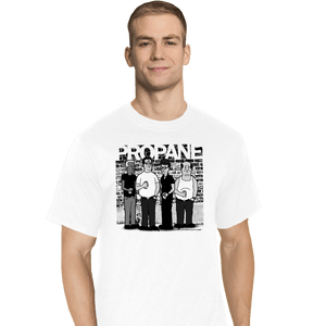 Daily_Deal_Shirts T-Shirts, Tall / Large / White Propane