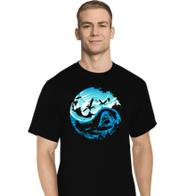 Load image into Gallery viewer, Daily_Deal_Shirts T-Shirts, Tall / Large / Black Yin Yang Of Water