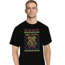 Load image into Gallery viewer, Shirts T-Shirts, Tall / Large / Black Magic Christmas