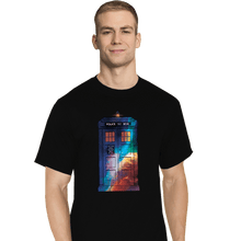 Load image into Gallery viewer, Secret_Shirts T-Shirts, Tall / Large / Black T A R D I S
