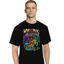 Load image into Gallery viewer, Daily_Deal_Shirts T-Shirts, Tall / Large / Black Metroid Tribute