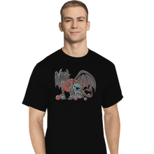 Load image into Gallery viewer, Shirts T-Shirts, Tall / Large / Black Dragon Cuties