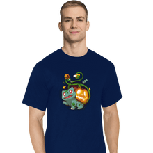 Load image into Gallery viewer, Secret_Shirts T-Shirts, Tall / Large / Navy Bulpumpkin