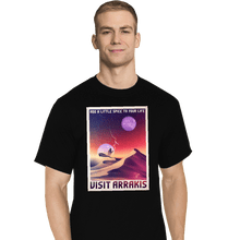 Load image into Gallery viewer, Secret_Shirts T-Shirts, Tall / Large / Black Planet Arrakis