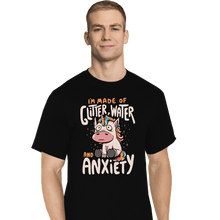 Load image into Gallery viewer, Daily_Deal_Shirts T-Shirts, Tall / Large / Black I'm Made Of Glitter, Water, And Anxiety