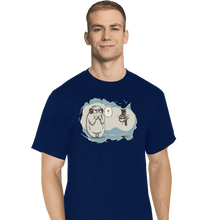 Load image into Gallery viewer, Daily_Deal_Shirts T-Shirts, Tall / Large / Navy Hoth In Here