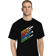 Load image into Gallery viewer, Shirts T-Shirts, Tall / Large / Black Weapon Streaks