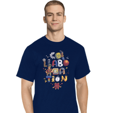 Load image into Gallery viewer, Daily_Deal_Shirts T-Shirts, Tall / Large / Navy Collaboration