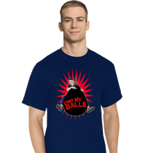 Load image into Gallery viewer, Secret_Shirts T-Shirts, Tall / Large / Navy Ow My Balls