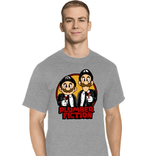 Load image into Gallery viewer, Secret_Shirts T-Shirts, Tall / Large / Sports Grey Plumber Fiction