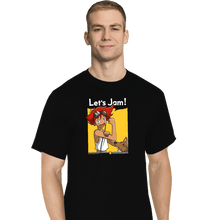 Load image into Gallery viewer, Shirts T-Shirts, Tall / Large / Black Jamming With Edward
