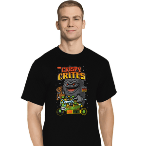 Daily_Deal_Shirts T-Shirts, Tall / Large / Black Crispy Crites