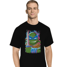 Load image into Gallery viewer, Daily_Deal_Shirts T-Shirts, Tall / Large / Black Glitch Leonardo
