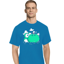 Load image into Gallery viewer, Shirts T-Shirts, Tall / Large / Royal Blue Dino Island Baby