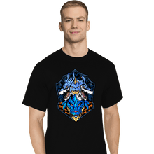 Load image into Gallery viewer, Shirts T-Shirts, Tall / Large / Black Blue Warrior