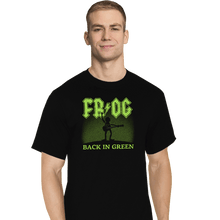 Load image into Gallery viewer, Daily_Deal_Shirts T-Shirts, Tall / Large / Black Back In Green
