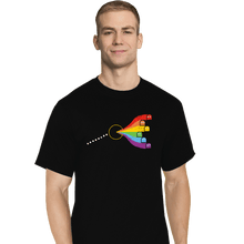 Load image into Gallery viewer, Daily_Deal_Shirts T-Shirts, Tall / Large / Black The Dark Side Of The Maze