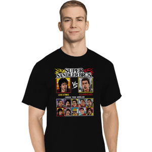 Shirts T-Shirts, Tall / Large / Black Super Sandler Bros
