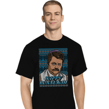 Load image into Gallery viewer, Shirts T-Shirts, Tall / Large / Black Happy Ronnukah