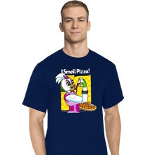 Load image into Gallery viewer, Secret_Shirts T-Shirts, Tall / Large / Navy I Smell Pizza