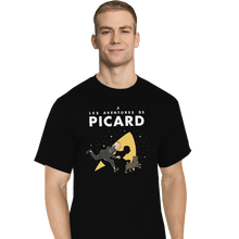 Load image into Gallery viewer, Shirts T-Shirts, Tall / Large / Black Les Aventures De Picard