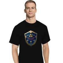 Load image into Gallery viewer, Shirts T-Shirts, Tall / Large / Black Hylian Shield