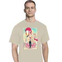 Load image into Gallery viewer, Daily_Deal_Shirts T-Shirts, Tall / Large / White Musha-e Makima