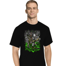 Load image into Gallery viewer, Daily_Deal_Shirts T-Shirts, Tall / Large / Black Wolf Knight