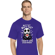Load image into Gallery viewer, Daily_Deal_Shirts T-Shirts, Tall / Large / Royal Blue There's Love In The Air