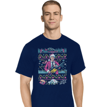 Load image into Gallery viewer, Shirts T-Shirts, Tall / Large / Navy Hap Hap Happiest Sweater