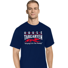 Load image into Gallery viewer, Daily_Deal_Shirts T-Shirts, Tall / Large / Navy House Targaryen