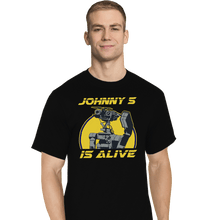 Load image into Gallery viewer, Shirts T-Shirts, Tall / Large / Black Johnny 5 Is Alive