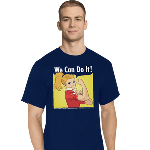 Shirts T-Shirts, Tall / Large / Navy Adora Says We Can Do It!