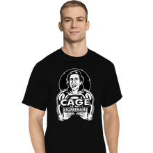Load image into Gallery viewer, Daily_Deal_Shirts T-Shirts, Tall / Large / Black Cage Is My Superman