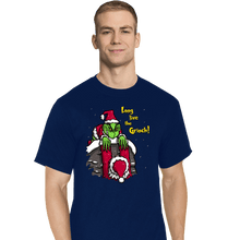 Load image into Gallery viewer, Daily_Deal_Shirts T-Shirts, Tall / Large / Navy Long Live The Grinch

