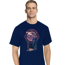 Load image into Gallery viewer, Daily_Deal_Shirts T-Shirts, Tall / Large / Navy Space Cowboy Contemplation
