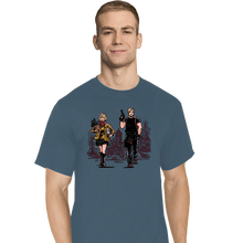Load image into Gallery viewer, Daily_Deal_Shirts T-Shirts, Tall / Large / Indigo Blue Leon