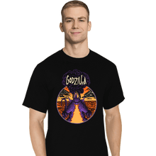 Load image into Gallery viewer, Daily_Deal_Shirts T-Shirts, Tall / Large / Black Godzilla Metal