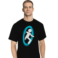 Load image into Gallery viewer, Shirts T-Shirts, Tall / Large / Black Portal A