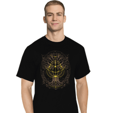Load image into Gallery viewer, Daily_Deal_Shirts T-Shirts, Tall / Large / Black Golden Rings
