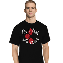 Load image into Gallery viewer, Secret_Shirts T-Shirts, Tall / Large / Black Die Clown