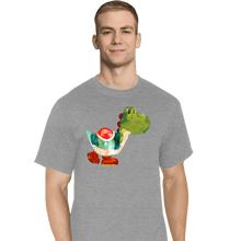 Load image into Gallery viewer, Shirts T-Shirts, Tall / Large / Sports Grey The Very Hungry Dinosaur
