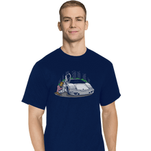 Load image into Gallery viewer, Shirts T-Shirts, Tall / Large / Navy Troy Wolf