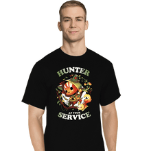 Load image into Gallery viewer, Daily_Deal_Shirts T-Shirts, Tall / Large / Black Hunter At Your Service