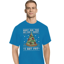 Load image into Gallery viewer, Shirts T-Shirts, Tall / Large / Royal Blue Fatty Christmas