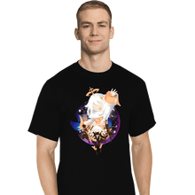 Load image into Gallery viewer, Shirts T-Shirts, Tall / Large / Black Cute Companion Paimon