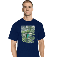 Load image into Gallery viewer, Shirts T-Shirts, Tall / Large / Navy Visit Hobbiton