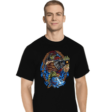 Load image into Gallery viewer, Daily_Deal_Shirts T-Shirts, Tall / Large / Black Ganondorf Crest